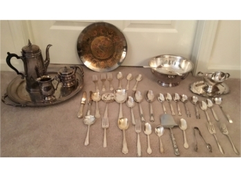 Quality 44 Piece Silverplate Lot - Reed And Barton, Gorham, Oneda, Bennington Etc