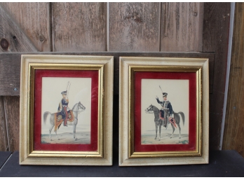 Pair Of Matted Horse Prints