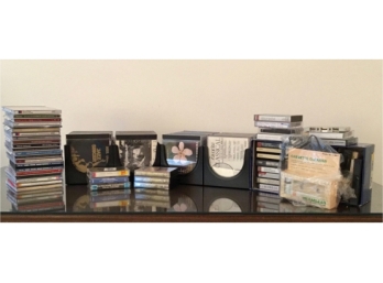 Large CD And Cassette Tape Collection