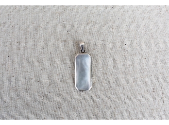 Mother Of Pearl & Sterling Pendant