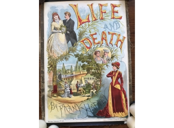 'Life And Death' C1900 British Theatrical Lithograph Poster