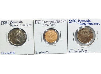 Bermuda Coins (3 Coins In Total)