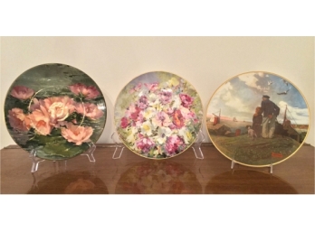 Three Collector Plates - Royal Doulton And Norman Rockwell