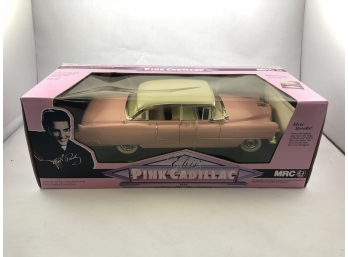 NIB Collectible Elvis Pink Cadillac 1/18 Scale Die Cast Model 2002