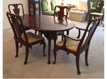 Statton Old Towne Cherry Dinning Room Table And 6 Chairs (See Description)