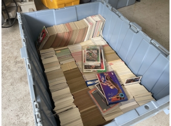 Massive Box Of Approx 5000 80s And 90s Football And Basketball Cards