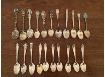 21 Pc Collector Spoon Lot Including Rolex Spoon