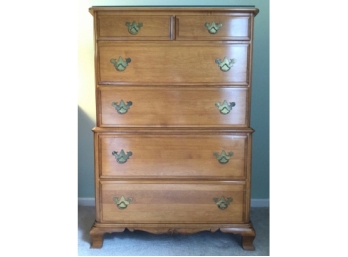 Kling Solid Maple Six Drawer Tall Dresser