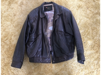 Men's Leather Coat Size 44