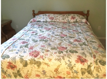 Queen Size Bed Frame With Maple Headboard