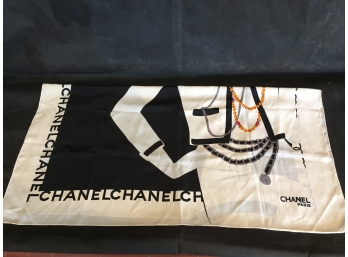 Vintage Chanel Paris Scarf