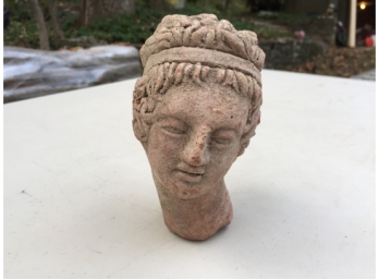 Very Old Possibly Roman Concrete Bust