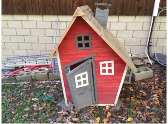 Handmade Wooden Kids Playhouse