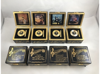 8-piece Collectible Elvis Presley Music Box Set