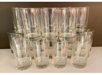 MCM Pebble Bottom French Highball Glasses  - 27 Glasses