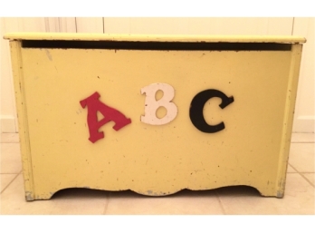 Vintage Handmade Toy Box