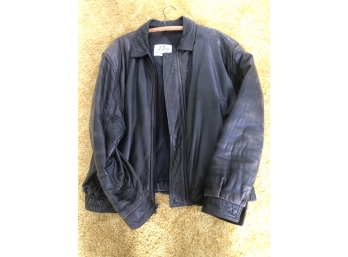 Men's Leather Coat Size 44