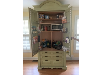 Green Coffee Bar/Kitchen Storage