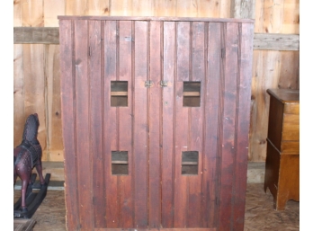 Vintage Corner Cupboard