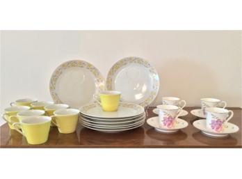 Vintage Mid Century Luncheon China Set And More