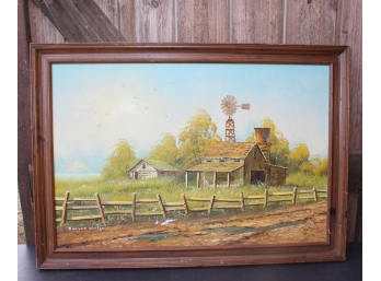 Framed Signed Oil Painting