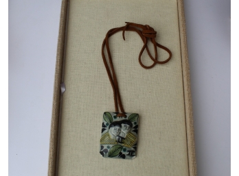 Mexican Ceramic Pendant