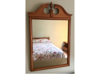 Beautiful Kling Solid Maple Framed Mirror