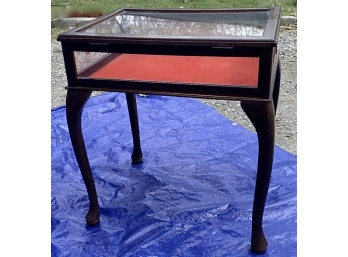 Glass Vitrine Or Display Table.