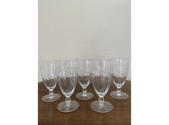 Lot Of Antique/vintage  Goblets