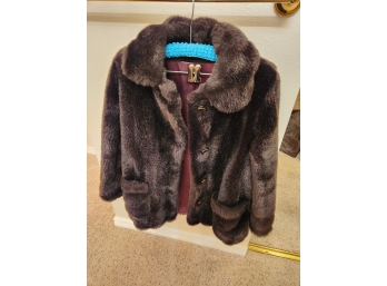 Vintage Martinique Dubrowsky And Joseph Faux Fur Coat, 1970s