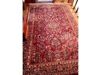 Vintage Karastan Red Sarouk Rug Carpet