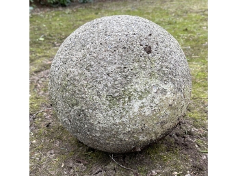 Vintage Concrete Garden Sphere