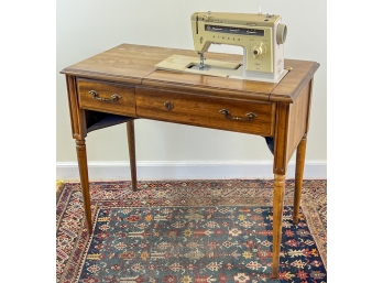 SINGER STYLIST 534 SEWING MACHINE and TABLE