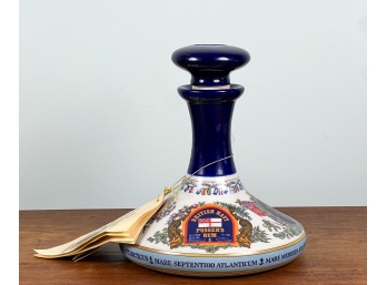 WADE LORD NELSON ENGLISH PORCELAIN SHIP'S DECANTER