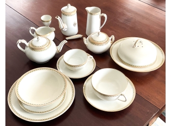 C. AHRENFELDT LIMOGES PORCELAIN TEA SET ETC