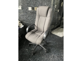 Gray Fabric High Back Desk Chair