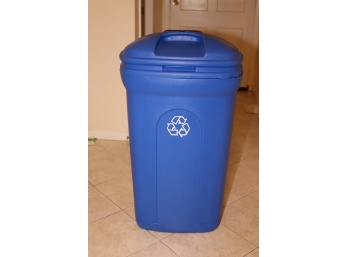 Eco Sense 34 Gallon Recycling Trash Can With Wheels And Lid