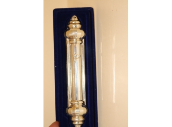 Achsaf 925 Sterling Silver Mezuzah W/ Scroll