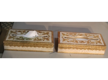 Set Of 3 Matching Tissue Boxes