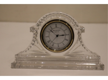 Waterford Crystal Mantle Table Clock