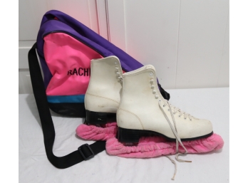 Size 8 Figure Ice Skates With Bag