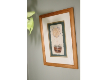 TOPIARY II FRAMED SIGNED PICTURE