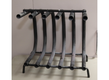 Bent Tube Fireplace Wood Rack