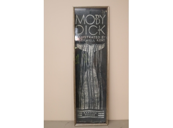 MOBY DICK BOOK SPINE FRAMED PICTURE