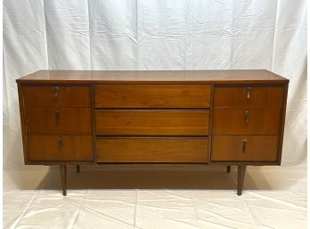 Mid Century Modern Low Profile Dresser With Mirror