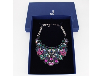 Incredible Swarovski Crystal Geometric 'Buzz' Necklace - Never Worn (Cost $850)