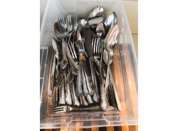 K: Everyday Stainless Flatware Silverware By Reed & Barton