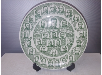 Kettlesprings Kilns Presidential Commemorative Plate