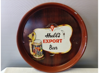 Hull's Export Beer Advertising Tray