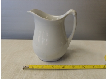 Small Alfred Meakin White Ironstone Pitcher